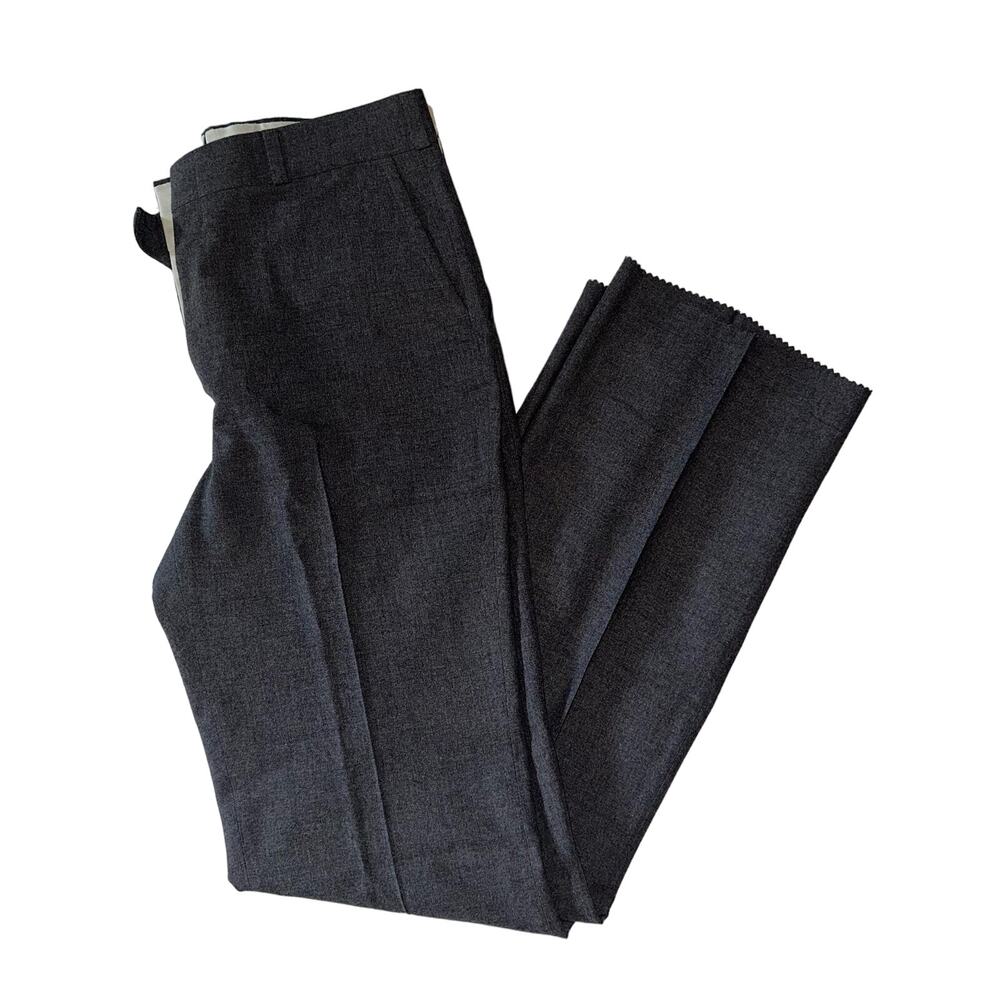 Vintage Canyon Slacks Men’s Size 36 Un-hemmed Gray Dress Pants Polyester Orlon